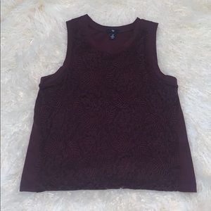 dark purple tank top